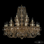 Фото Люстра хрустальная 1402/16+8+4/300 G M721