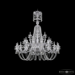 Фото Люстра хрустальная 1402/20+10+5/530/XL-165 Ni
