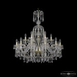 Фото Люстра хрустальная 1403/12+6/300/XL-95 G