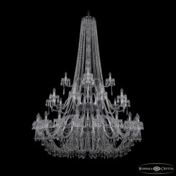 Фото Люстра хрустальная 1403/20+10+5/530/h-203/3d Ni