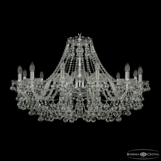 Фото Люстра хрустальная 1409/12/360 Ni