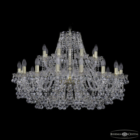 Фото Люстра хрустальная 1409/16+8/360 G