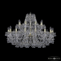 Фото Люстра хрустальная 1409/16+8/360 G
