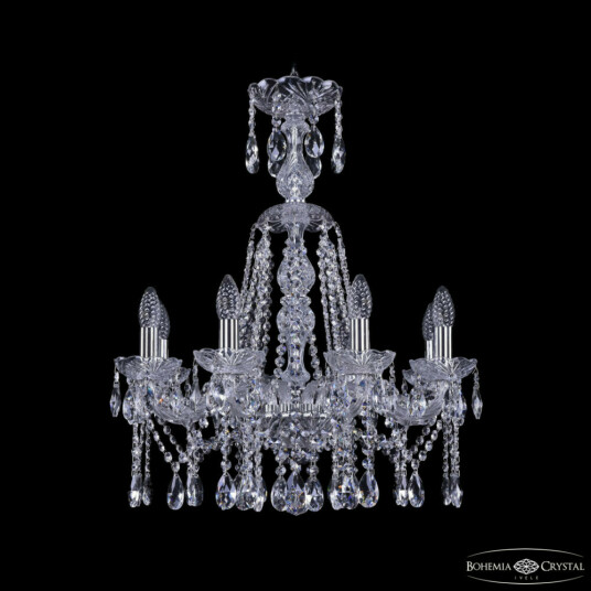 Фото Люстра хрустальная 1413/8/200/XL-66 Ni