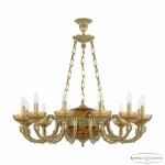 Фото 1 Подвесной светильник бронзовый 71009P/12/250 FP P Amber/M-1F