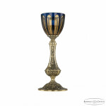 Фото 1 Настольная лампа бронзовая 71100L/15 GB P1 Amber-Blue/H-1H