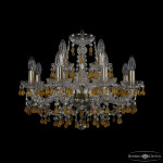 Фото 1 Люстра хрустальная 1410/8+4/195 Pa V1003 Bohemia Ivele Crystal