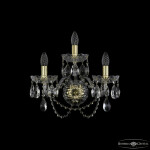Фото 1 Бра хрустальные 1402B/2+1/160/XL G Bohemia Ivele Crystal