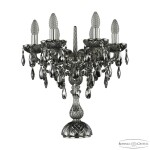 Фото 1 Настольная лампа хрустальная 1415L/6/141-47 Ni M781