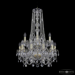 Фото Люстра хрустальная 1411/10+5/195/h-83/2d G