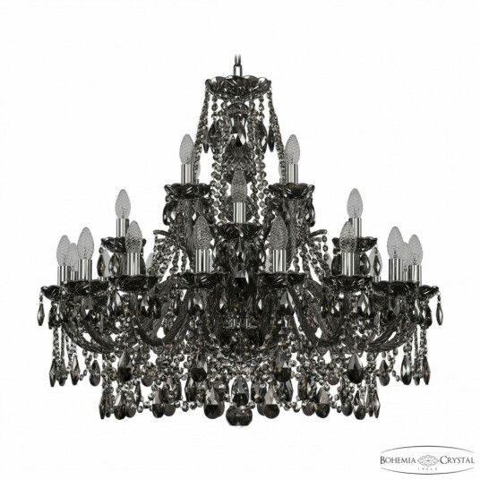 Фото Люстра хрустальная 1411/16+4+4/300 Ni M731