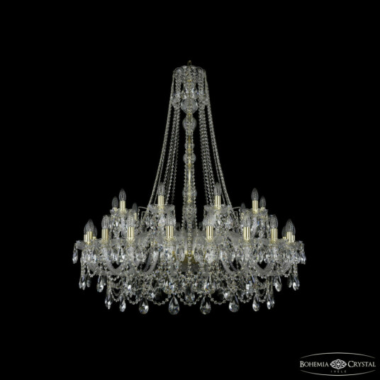 Фото Люстра хрустальная 1411/20+10/400/h-130 G