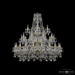 Фото Люстра хрустальная 1411/20+10+5/400/3d G