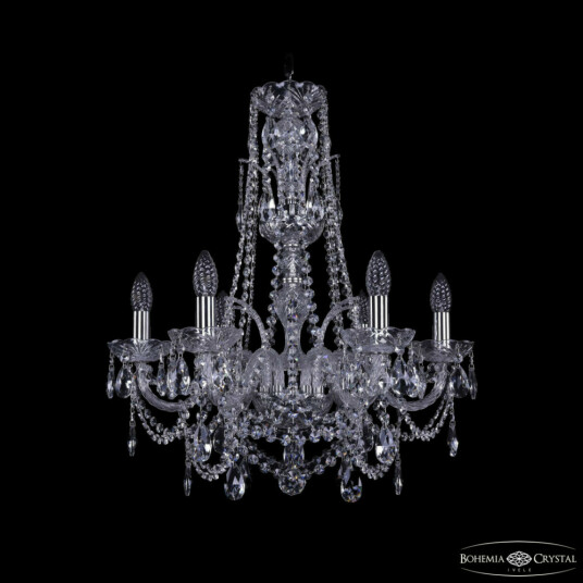 Фото Люстра хрустальная 1411/6/195/XL-63 Ni