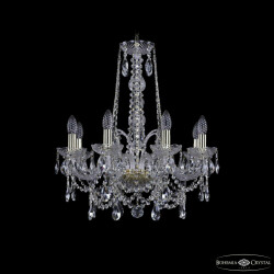 Фото Люстра хрустальная 1411/8/195/h-65 G