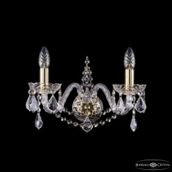 Фото Бра хрустальные 1411B/2/160 G Leafs