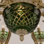 Фото 1 Подвесной светильник бронзовый 72009P/6/175 GW P Clear-Green/H-1J Y8 FL2S