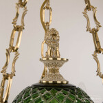 Фото 2 Подвесной светильник бронзовый 72009P/6/175 GW P Clear-Green/H-1J Y8 FL2S