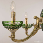 Фото 4 Подвесной светильник бронзовый 72009P/6/175 GW P Clear-Green/H-1J Y8 FL2S