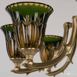 Фото 1 Торшер бронзовый 72009T/8/210 FP P2 U Amber-Green/H-1I FA1S