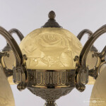 Фото 1 Торшер бронзовый 72009TP/6/175 NW P1 D Rose