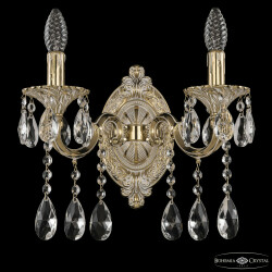 Фото Бра бронзовые с хрусталём 7201B10/2/175 A GW