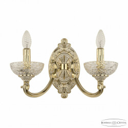 Фото Бра бронзовые с хрусталём 7209B10/2/175 GW P Clear/M-1F