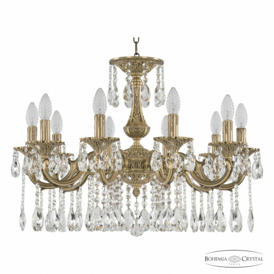 Фото Люстра бронзовая с хрусталём 72101/10/210 A FP