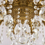 Фото 3 Люстра бронзовая с хрусталём 72101/10/210 A FP