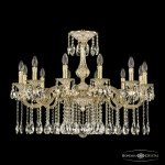 Фото 1 Люстра бронзовая с хрусталём 72101/12/300 A GW