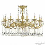 Фото Люстра бронзовая с хрусталём 72101/16/360 A G