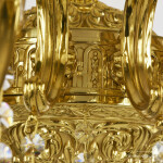 Фото 3 Люстра бронзовая с хрусталём 72101/16/360 A G