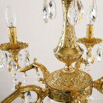 Фото 3 Люстра бронзовая с хрусталём 72101/5/175 A G