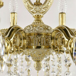 Фото 2 Люстра бронзовая с хрусталём 72101/8/175 B GW