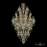 Фото 1 Люстра бронзовая с хрусталём 72101/8+8+16+8+8/360/5d B GB