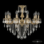 Фото 1 Люстра бронзовая с хрусталём 72102/10/210 B FP