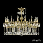 Фото 1 Люстра бронзовая с хрусталём 72102/16/300 A GB