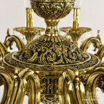 Фото 3 Люстра бронзовая с хрусталём 72102/16/300 B GB