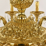 Фото 2 Люстра бронзовая с хрусталём 72102/16/360 A G