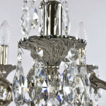 Фото 4 Люстра бронзовая с хрусталём 72102/5/125 B Ni