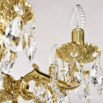 Фото 4 Люстра бронзовая с хрусталём 72102/6/125 B G