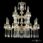 Фото 1 Люстра бронзовая с хрусталём 72102/8+4/210/2d A GB