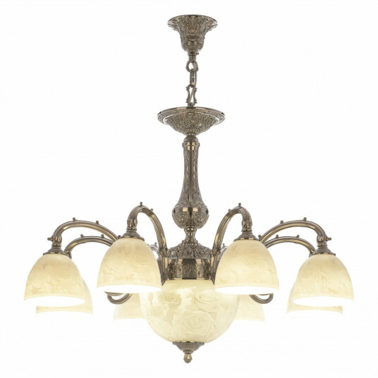 Фото Люстра бронзовая 72109P/8/210 Ni P1 D Rose