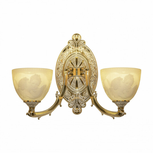 Фото Бра бронзовые с хрусталём 7211B12/2/210 GW P1 U Angel