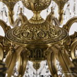 Фото 2 Люстра бронзовая с хрусталём 72202/10/210 A FP