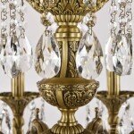 Фото 4 Люстра бронзовая с хрусталём 72202/10/210 A FP