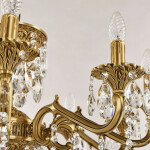 Фото 4 Люстра бронзовая с хрусталём 72202/10/250 A FP