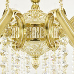 Фото 2 Люстра бронзовая с хрусталём 72202/12/300 A GW