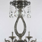 Фото 2 Люстра бронзовая с хрусталём 72302/10/300 A NB