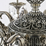 Фото 3 Люстра бронзовая с хрусталём 72302/10/300 A NB